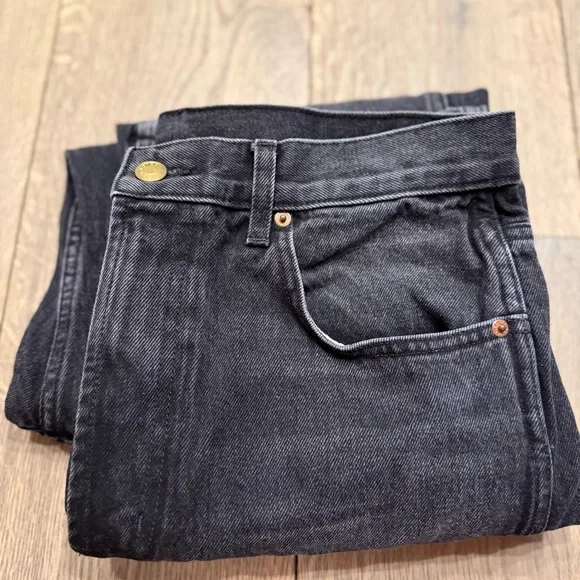 B SIDES Plein Relaxed Straight Denim in Stil Black - Picture 7 of 7